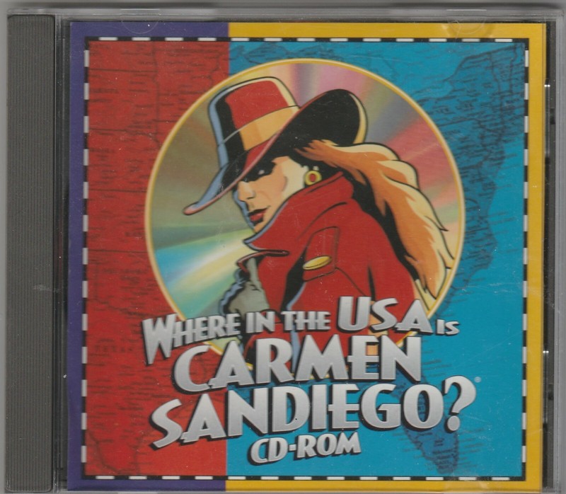 Where in the USA is Carmen San Diego? CD-Rom by Broderbund 1994