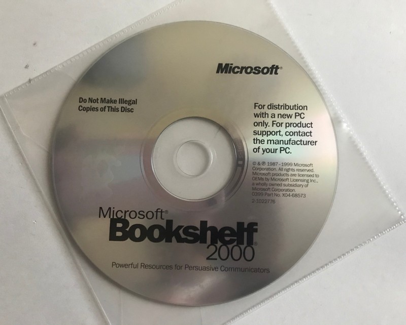 Microsoft Bookshelf 2000 (CD Only)