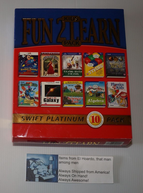 Fun 2 Learn Kids Pack 10 Complete Software Programs by COSMI Windows 2001