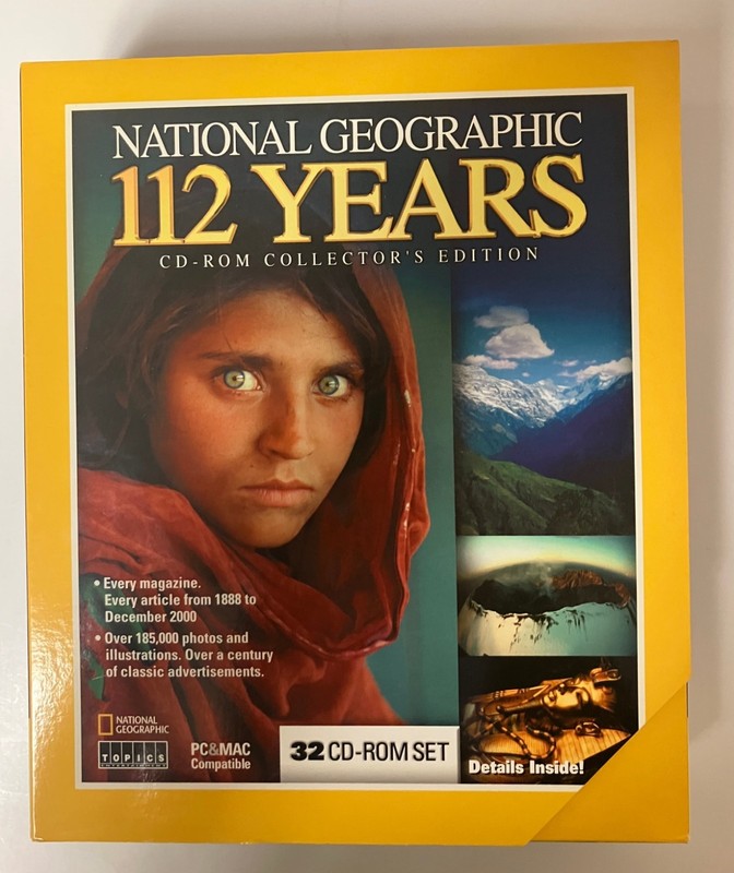 SEALED National Geographic 112 Years CD-ROM Collector’s Edition 32 CD-ROM Set