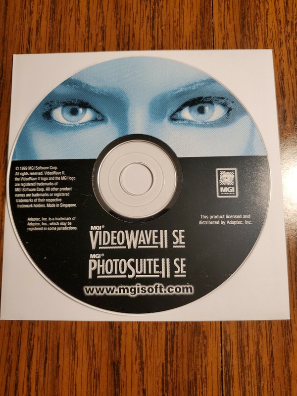 Vintage VIDEOWAVE 2 MGI (CD-ROM) VIDEO WAVE II for WINDOWS – Tutorial & Content