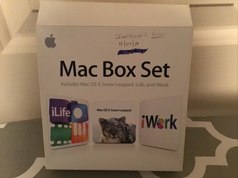Mac Box Set: OS X Snow Leopard, iLife, and iWork, MC680Z/A