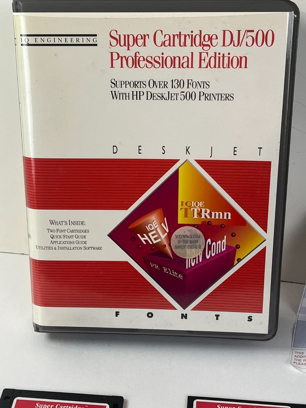 Font Supercard Djet 500 Software Super Cartridge Dj Family Hp Deskjet Disk gallery