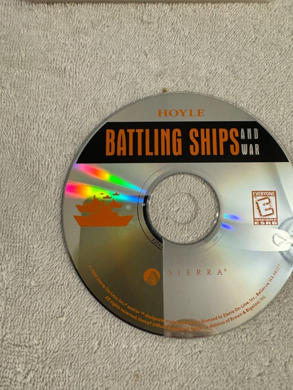 Hoyle Battling Ships and War (PC, 1998) Sierra On Line – Windows 95/98