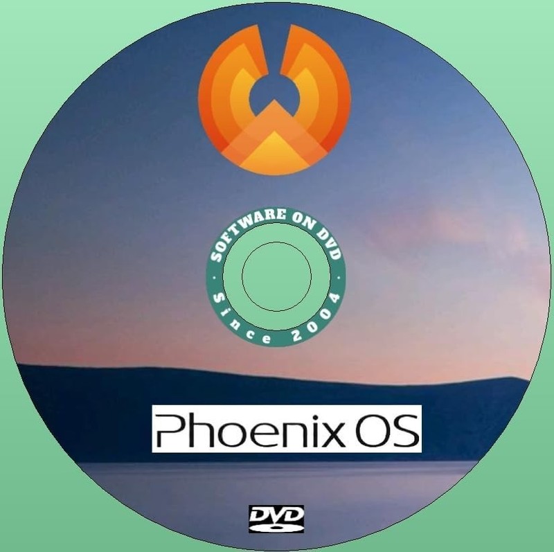Latest New Release Phoenix OS Android Operating System for PC on DVD
