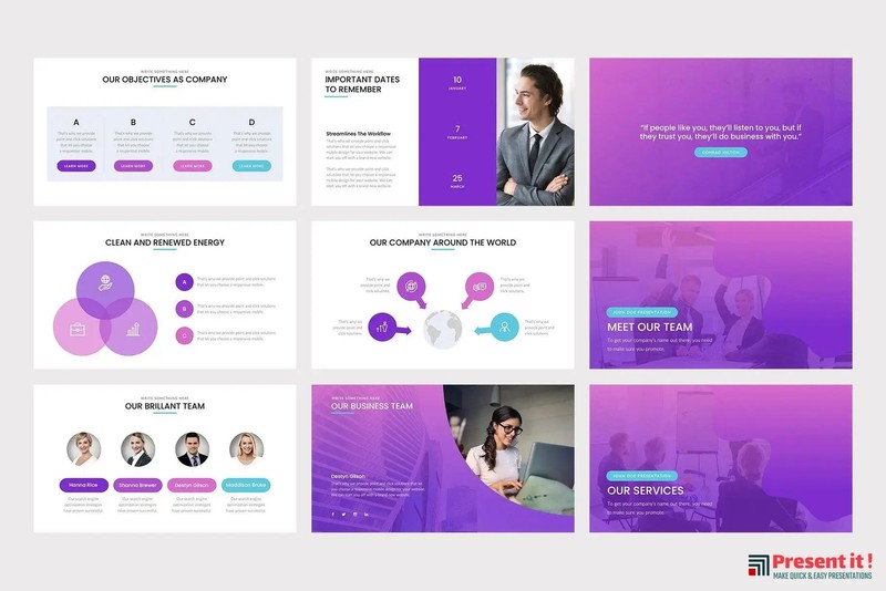 Mirza Premium Business Google Slides gallery