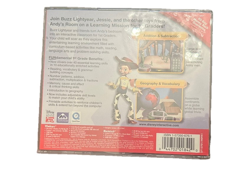 Disney Pixar Learning 1st / First Grade 2 Deluxe CD-ROM Set gallery