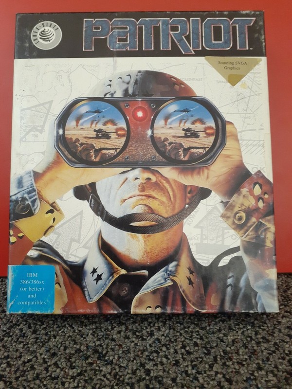 "Vintage" (NOS) Patriot PC Game 3 disks. 1992 Three Sixty Gulf War Complete