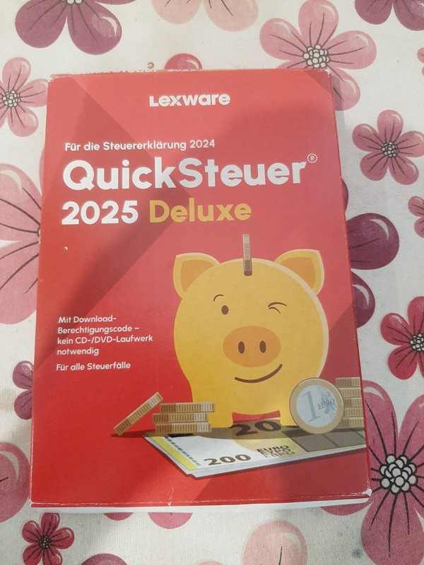 Lexware QuickSteuer 2025 Deluxe (for Tax Year 2024) Software Full Version