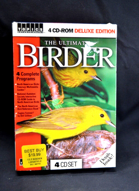 Topics Entertainment 4 CD-ROM Deluxe Edition The Ultimate Birder