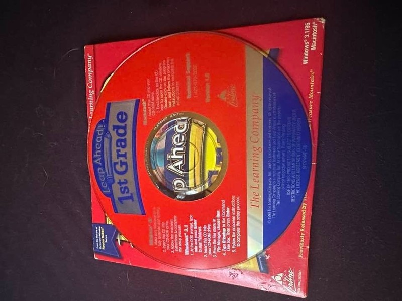 Leap Ahead 1st Grade PC MAC/Windows CD-ROM – Learning Kids Teaching Fundamentals