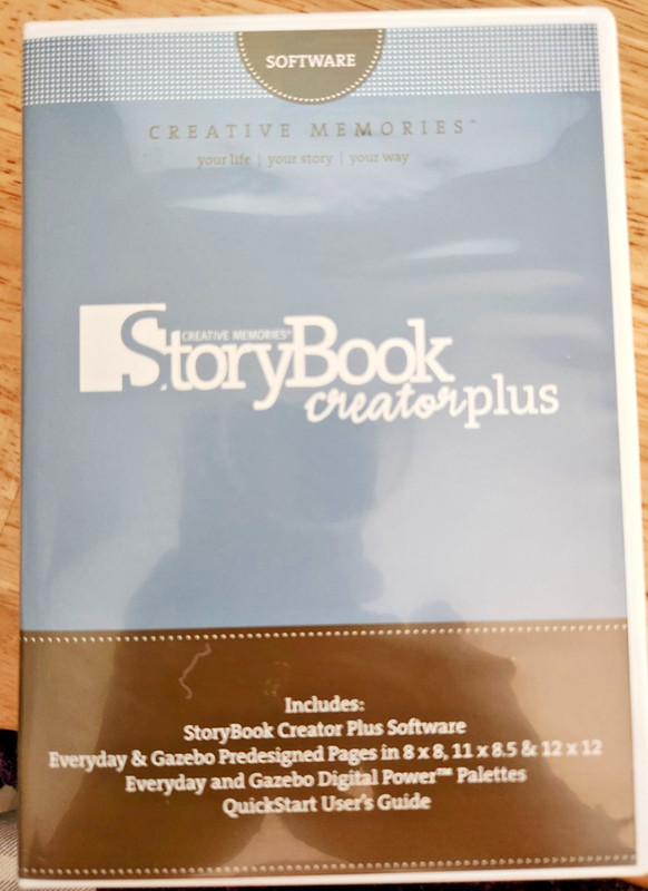 Creative Memories StoryBook Creator Plus – Full Version – 2 Discs + License Key