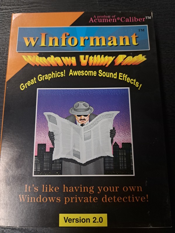 wInformant Windows Utility Pack Version 2.0 Factory Sealed Software