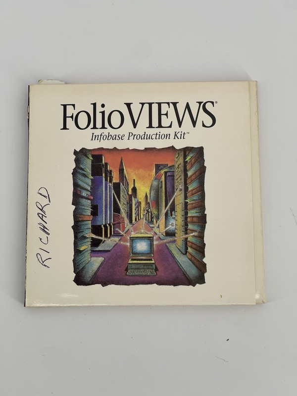 DEMO FolioViews Infobase Production Kit Version 3.1 Windows 1994