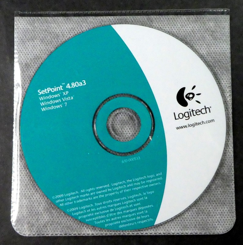 Logitech SetPoint 4.80a3 CD Windows XP Vista & 7
