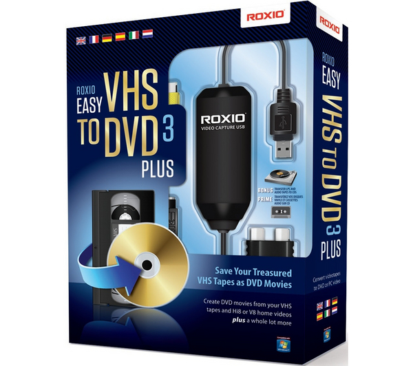Roxio Easy VHS to DVD 3 Plus Converter – 251000