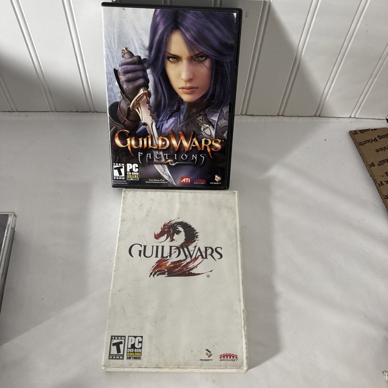 Lot 2 Guild Wars & guild, wars Factions PC Complete in Box 4 Cd (7)