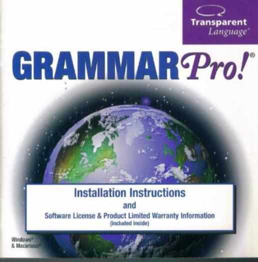 Grammar Pro! Spanish PC CD learn language vocabulary speech words quiz program!