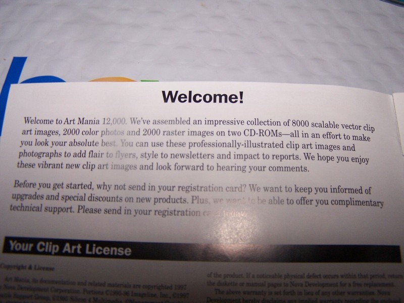 Art Mania 12000 Volume 2 - Clip Art, Raster and Photo Images PN 05AFM-01 and 02 gallery