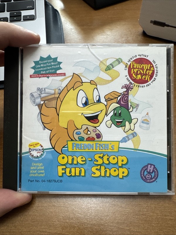 SOFTWARE PC Freddi Fish One Stop Fun Shop