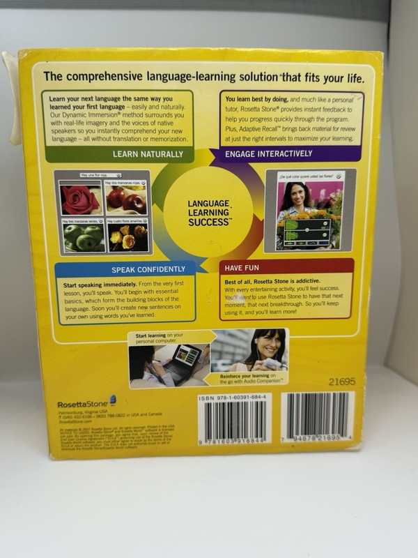 Rosetta Stone V3: Italian, Level 1 & 2 w/ Damaged Headphones & 1 Scratched Disk gallery