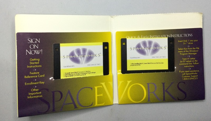 Vintage 1993 Spaceworks Interactive Business Communications Floppy Disks gallery