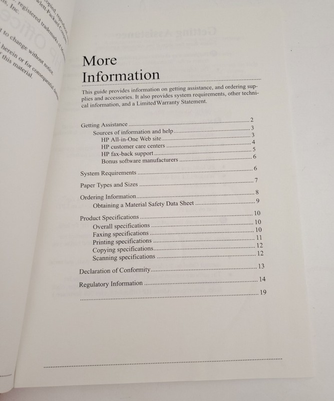 HP OfficeJet 700 Series Users Guide Setup Guide CD More WINDOWS 95 And 98 NT gallery