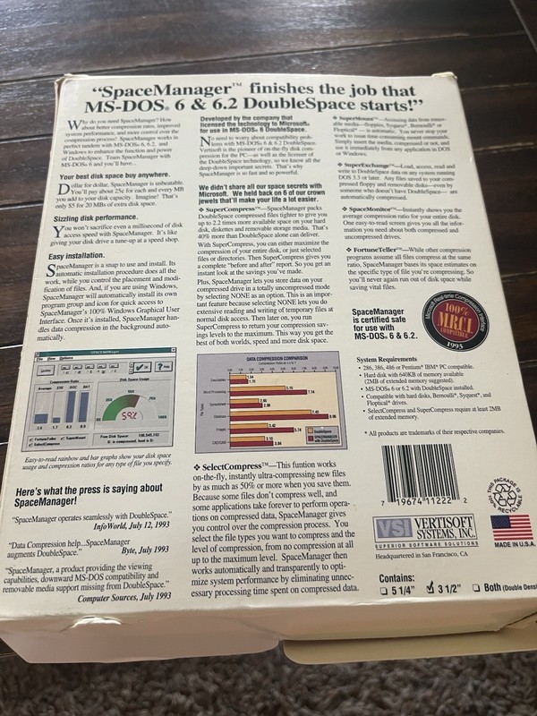Space Manager for MS DOS 3.5 Media gallery