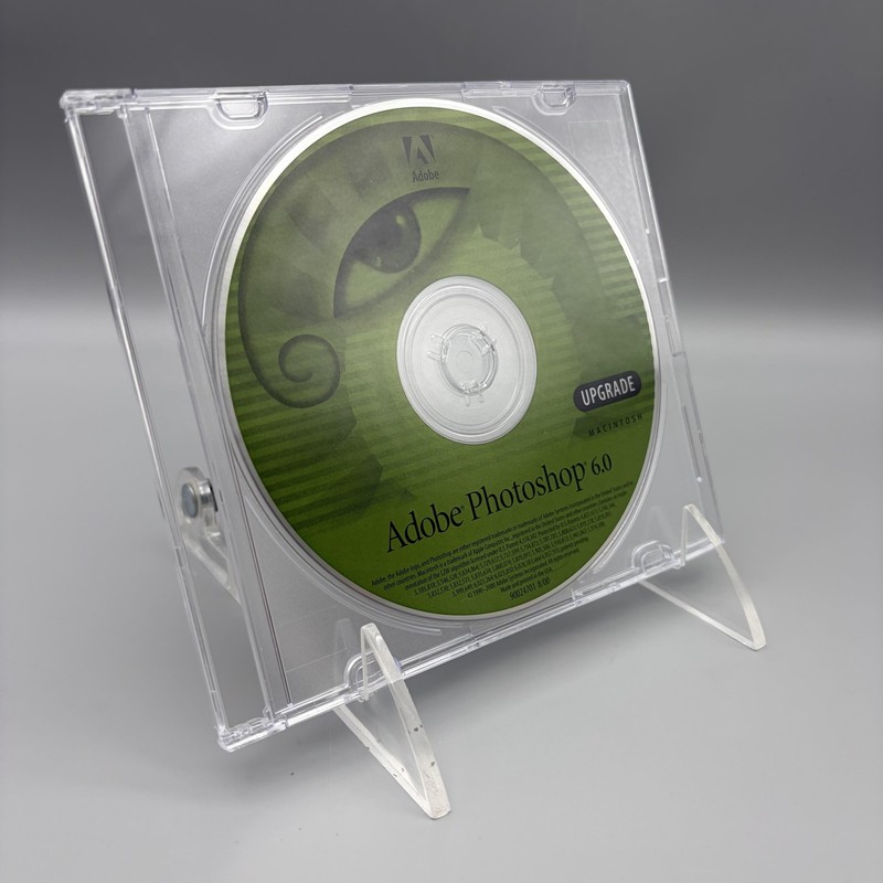 Vintage 2000 Adobe Photoshop 6.0 Macintosh UPGRADE CD-ROM Software Disc Mac gallery
