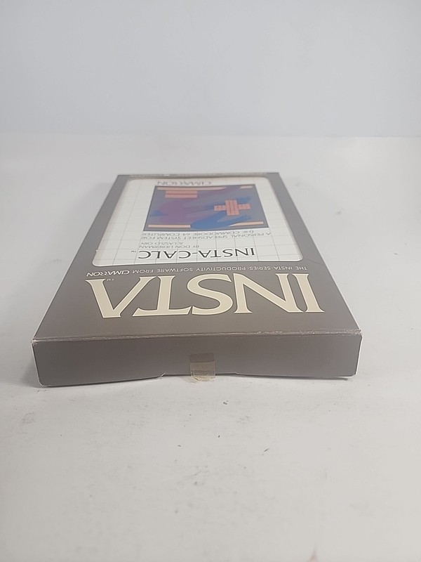 Insta-Calc 5.25 inch diskette & cartridge for Commodore 64 - Cimarron - Untested gallery