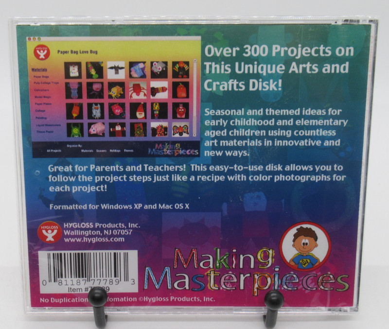 HYGLOSS: MAKING MASTERPIECES - ARTS & CRAFTS PROJECTS PC CD-ROM SOFTWARE, WIN XP gallery