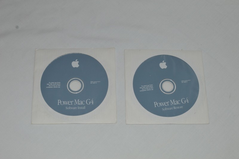 EUC Mac OS 9.0.4 Install Disc Power Mac G4 2 Discs Complete Set