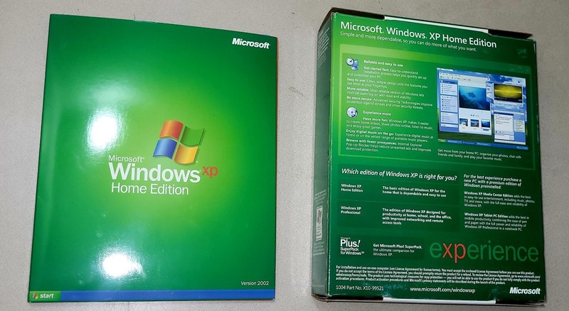 Microsoft Windows XP Home Edition Upgrade Version 2002 w CD & Product Key W/Box gallery