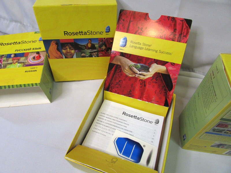 Rosetta Stone Russian Lessons Level 1 & 2 for Home School No Headphones gallery