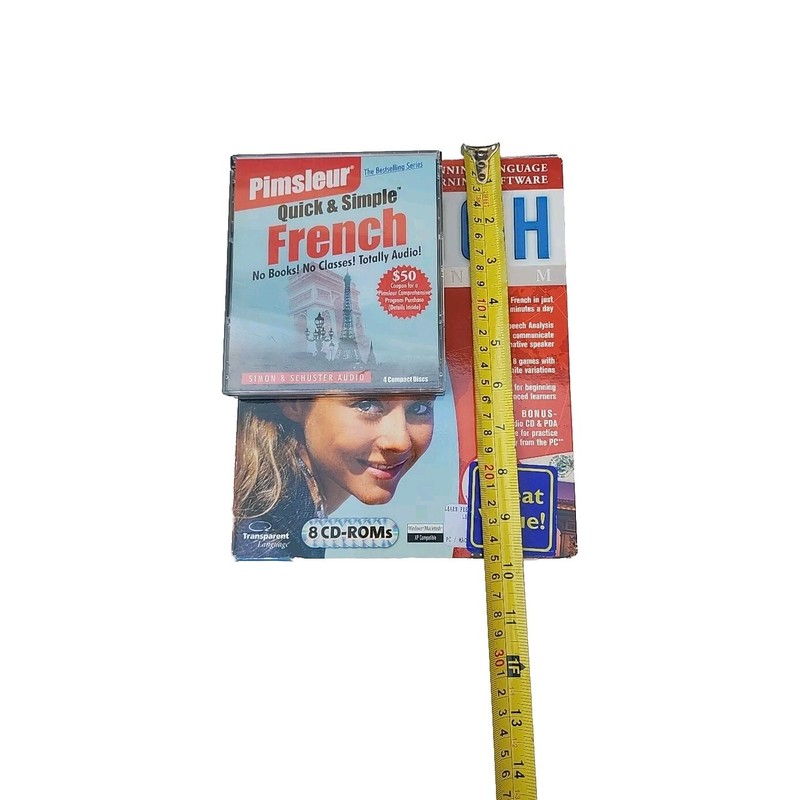 Transparent Language 'Learn French Now' Platinum Encore & Pimsleur CD Lesson Set gallery