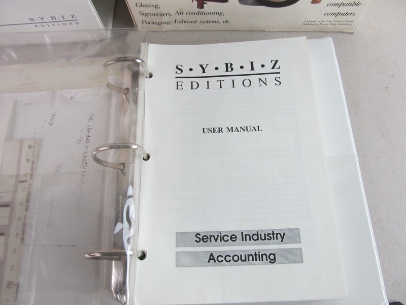 SYBIZ Editions Service Industry Accounting Software 1988 VIntage PC Floppy Disk gallery