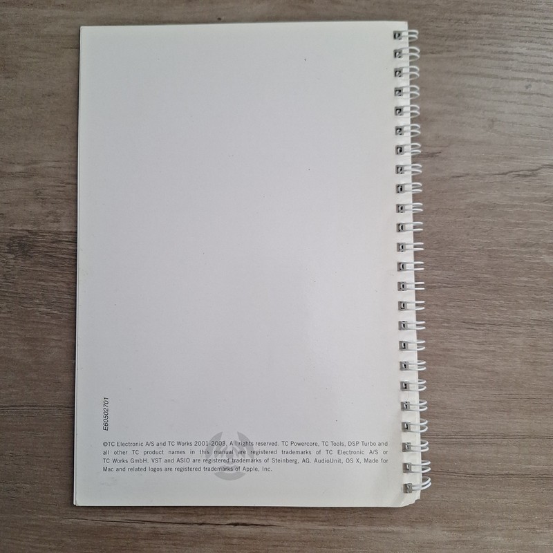 TC Electronic PowerCore Firewire & PCI User Manual OEM Vintage 2003 gallery