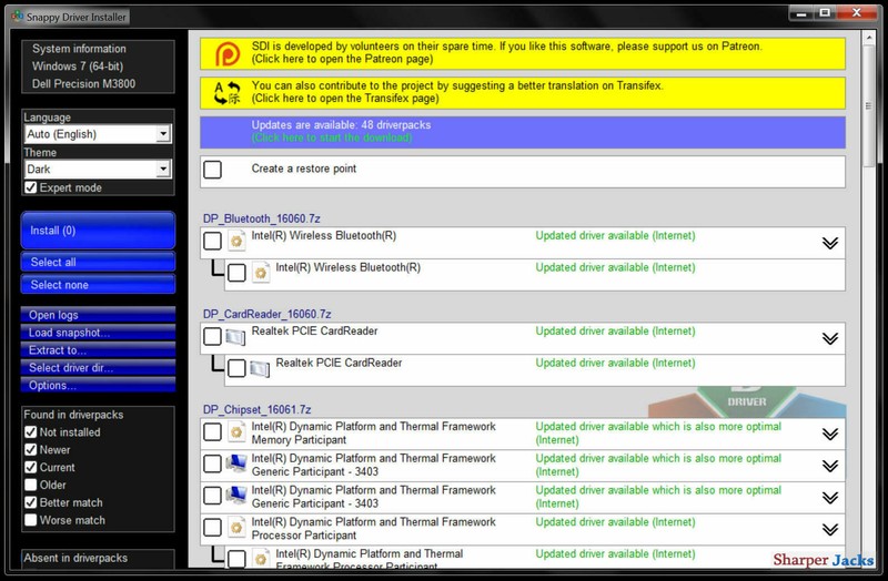 NEW & Fast Ship! Snappy Driver Installer Automatic Driver Installation - Combo gallery