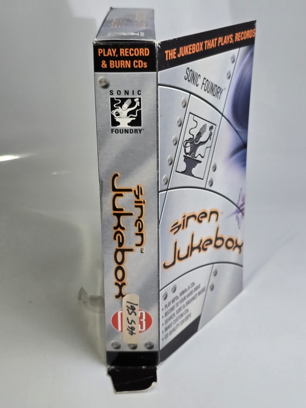 Vintage Siren Jukebox Sonic Foundry Rip Play Burn CD PC 1999 Software Program gallery