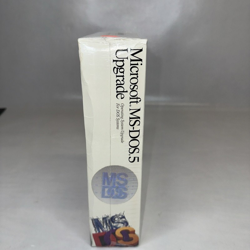 NOS Microsoft MS Dos 5 Upgrade PC Software Factory Sealed Includes 5.25 Disks gallery