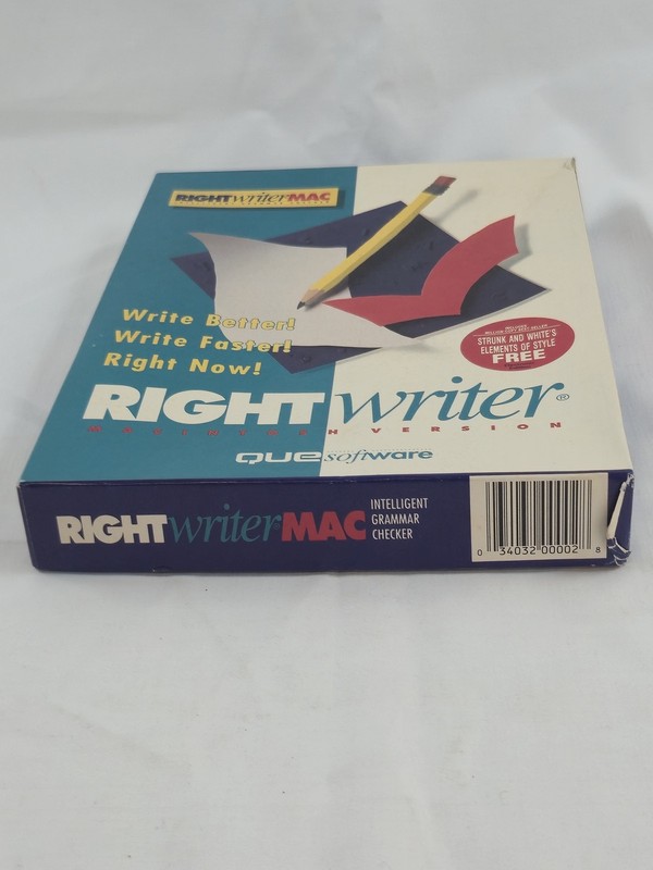 RIGHTwriterMAC Intelligent Grammar Checker Software for Macintosh Version 3.1 gallery