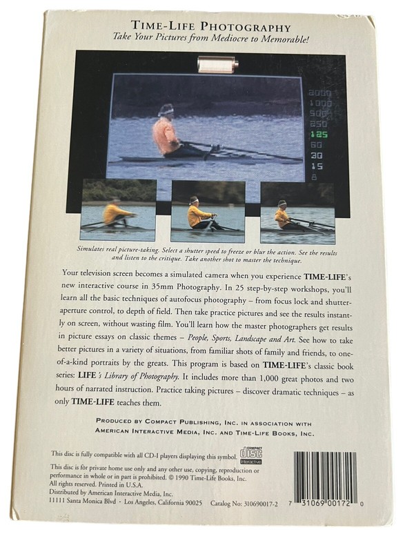 Time Life 35 mm Photography Philips CD-i English Interactive CDi photos pictures gallery