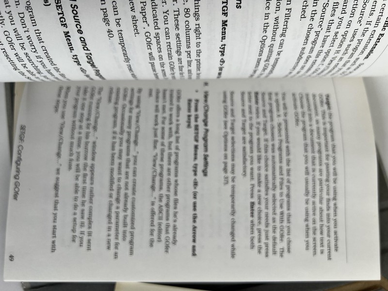 Vintage GOfer Text Finder Microlytics IBM DOS 5.25" Utility Software 1987 gallery