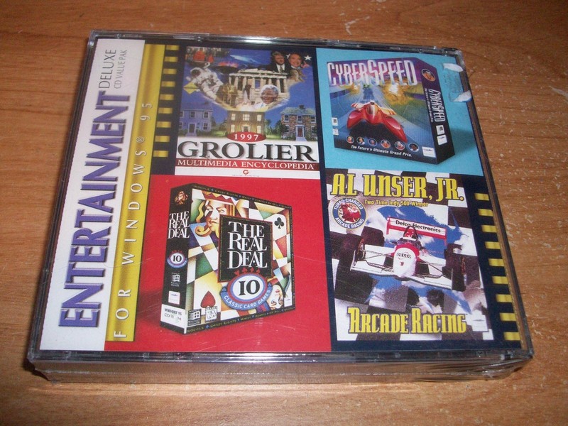 The 1997 Grolier Multimedia Encyclopedia Entertainment Deluxe CD Pak WIN 95 NEW gallery