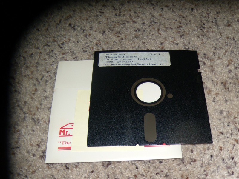 Best Test MS-DOS PC Program on 5.25″ disk – Tested