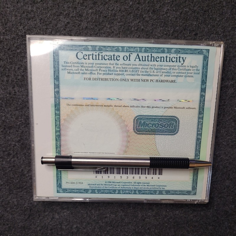 Microsoft Office 97 w Key Small Business Edition Vtg Finance Manager Automap IE gallery