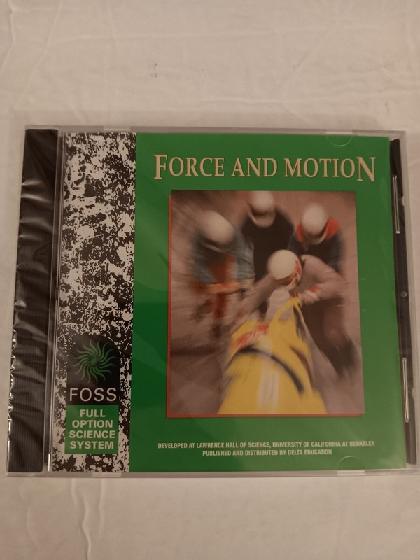 FOSS Full Option Science System Force And Motion CD-ROM V1.0 Still Sealed