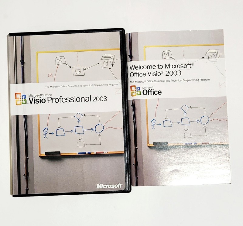 Microsoft Office: Visio Professional 2003 With Product Key & Manual ~ Excellent gallery