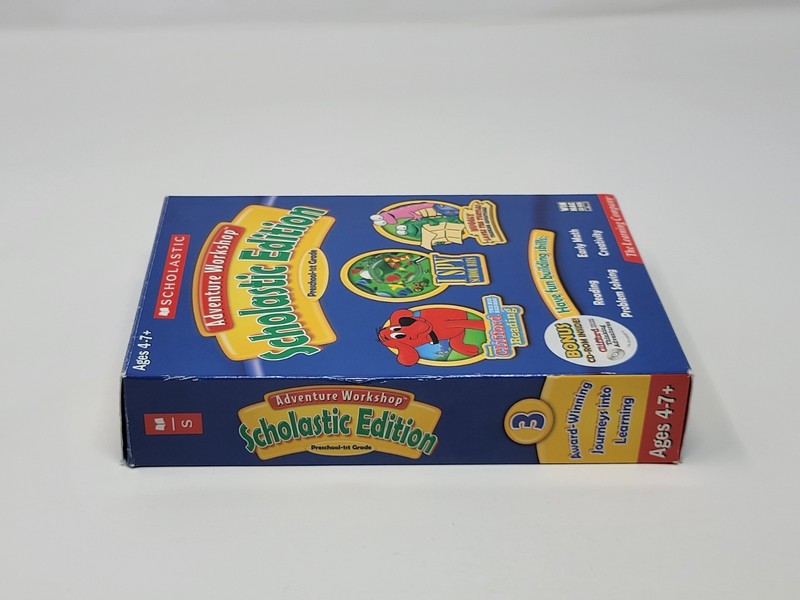 Adventure Workshop: Scholastic Edition Preschool-1st Grade 3 CD-ROM Sealed Games gallery
