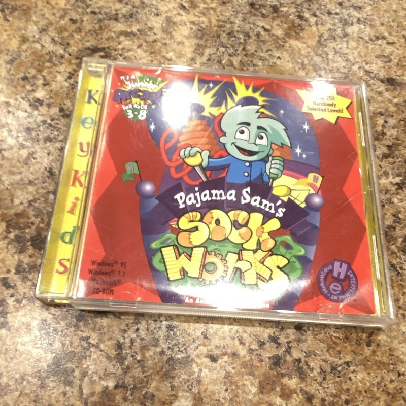 Humongous Entertainment Pajama Sam’s Sock Works CD-ROM Win/Mac English